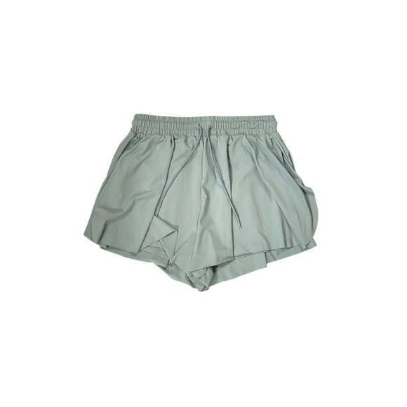 Love Tree Pants - Love Tree Women's Two-in-One Drawstring Active Shorts/Skort Blue Medium